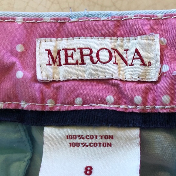 Merida baby blue khaki shorts size 8 - Picture 3 of 3